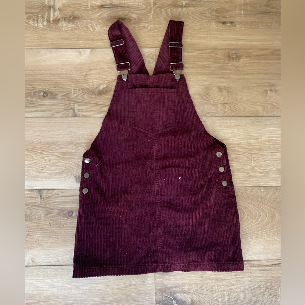 SOLD Forever 21 corduroy overall dress
